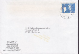 Greenland QAQORTRUP, BIBLIOTEKET, QAQORTOQ 1992 Cover Brief Lettre BALLERUP Denmark 1.40 Kr. Margrethe II. (Cz. Slania) - Briefe U. Dokumente