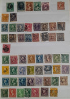 Lot 56 Anciens Timbres Etats Unis Franklin, Washington, Jackson, Lincoln, Garfield, Susan B Anthony, Harrison, Werster - Sammlungen