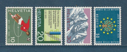 Suisse - YT N° 864 à 867 ** - Neuf Sans Charnière - 1970 - Unused Stamps