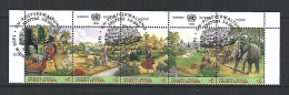 Timbres Nations-Unies Vienne Oblitéré N 229 / 233 - Gebraucht