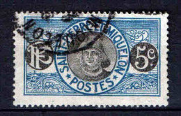 St Pierre Et Miquelon    - 1922 - Pécheur- N° 107  - Oblit - Used - Used Stamps