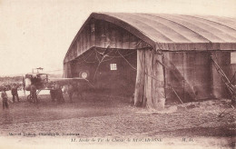 Biscarosse * école De Tir De Chasse * Avion Type Marque Modèle * Hangar Aéroport Aérodrome - Biscarrosse