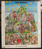 San Marino 1993, The Europa Village, MNH Sheetlet - Nuevos