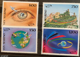 San Marino 1995, 20 Years World Tourism Organization (WTO), MNH Stamps Set - Nuevos