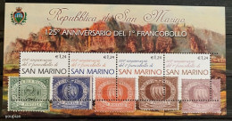 San Marino 2002, 125 Years Stamps Of San Marino, MNH S/S - Ongebruikt