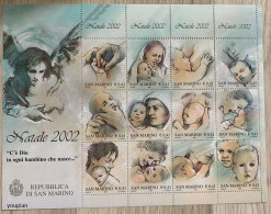 San Marino 2002, Christmas, MNH Sheetlet - Unused Stamps