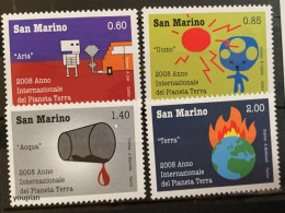 San Marino 2008, International Year Of Planets And Earth, MNH Stamps Set - Ongebruikt