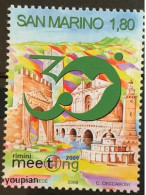 San Marino 2009, 30th Peoples Friendship Meeting In Rimini, MNH Single Stamp - Unused Stamps