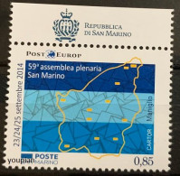 San Marino 2014, Assembly Of Post Europe, MNH Single Stamp - Ongebruikt