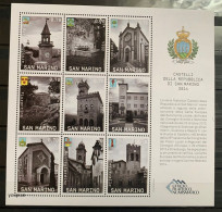 San Marino 2014, Towns Municipalities, MNH Sheetlet - Ongebruikt