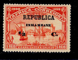 ! ! Inhambane - 1913 Vasco Gama On Africa 1/2 C - Af. 48 - MH - Inhambane