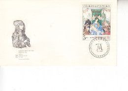 CECOSLOVACCHIA  1968 - Yvert  1653  Arte - Covers & Documents