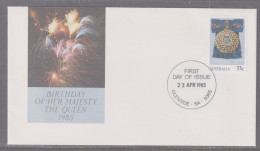 Australia 1985 Queen's Birthday First Day Cover- Glenside SA - Covers & Documents