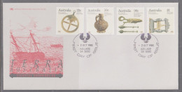 Australia 1985 Shipwrecks First Day Cover - Adelaide SA - Lettres & Documents