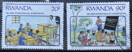 RWANDA -  (0) - 1990 - # 1442/1445  2 Values - Oblitérés