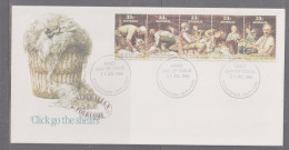Australia 1986 Click Go The Shears First Day Cover - Toowoomba Qld - Cartas & Documentos
