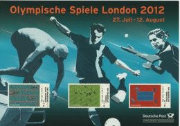 Germany Deutschland 2012 Olympische Spiele Olympic Games London, Football Füssball Tischtennis Table Tennis Swimming - 2011-…