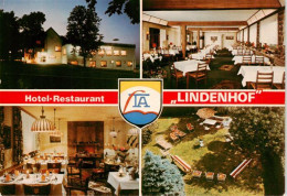 73919642 Sundern Sauerland Hotel Restaurant Lindenhof Gastraeume Fliegeraufnahme - Sundern
