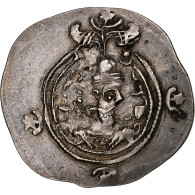 Royaume Sassanide, Chosroès II, Drachme, 590-628, Atelier Incertain, Argent - Orientales