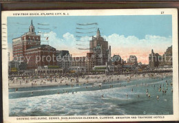 71568762 Atlantic_City_New_Jersey View From Beach - Altri & Non Classificati