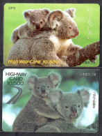 Japan 2V Highway Koala Used Cards - Jungle