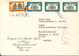 Argentina Cover Sent Air Mail From Hungarian Embassy Buenos Aires To Hungary Received 15-1-1979 - Storia Postale