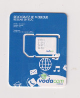 CONGO DR (Kinshasa) - Vodacom Unused Chip SIM Phonecard - Congo