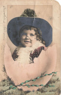 ENFANTS - Enfant Avec Une Lunette -  Carte Postale Ancienne - Ritratti