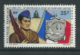 Polynésie PA N° 47  XX  30ème Anniversaire Du Départ Des Volontaires Tahitiens Sans Charnière, TB - Neufs