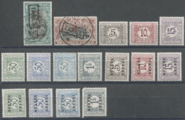 Congo Belge, Lot De 16 Timbres TAXE Neuf* Et Oblitérés - (F2213) - Ungebraucht