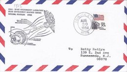 USA-AERO N° 1372 S/L.DE BULDER/30.8.84  THEME: NAVETTE SPACIALE - 3c. 1961-... Briefe U. Dokumente