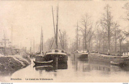 BELGIQUE    BRUXELLES  Le Canal De WILLEBROECK  .....avec Péniche - Unclassified