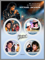 GUINEA-BISSAU 2023 MNH Michael Jackson Music M/S – OFFICIAL ISSUE – DHQ2408 - Autres & Non Classés