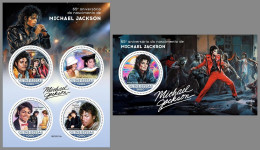 GUINEA-BISSAU 2023 MNH Michael Jackson Music M/S+S/S – OFFICIAL ISSUE – DHQ2408 - Other & Unclassified