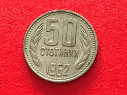 Münze Münzen Umlaufmünze Bulgarien 50 Stotinki 1962 - Bulgarie