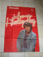 AFFICHE JOHNNY HALLYDAY / PHILIPS - GRAND FORMAT COLLECTOR - Posters
