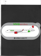 Autocollant  ** Viva Aerobus  **Airbus A320 Neo - Autocollants