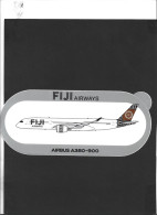 Autocollant  ** Fiji Airways   **  Airbus A 350-900 - Autocollants