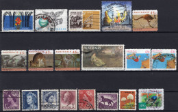 BELL'INSIEME DI TRENTASEI  ESEMPLARI ALCUNI COMMEMORATIVI DELL'AUSTRALIA  USATI CON DIVERSI ANNULLI  INTERESSANTI CON OT - Used Stamps