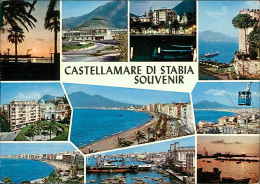 CASTELLAMARE DI STABIA - SOUVENIR / VEDUTINE - EDIZIONE MOLINARI - SPEDITA 1967 (19597) - Castellammare Di Stabia