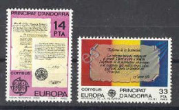 Andorra - 1982, Europa E=157-58 S=143-44 (**) - 1982