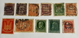 Alemania 1920/4, Lot Used - 1922-1923 Emissions Locales