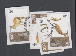 WILDLIFE - ARMENIA - 1996 - WWF / IBEX SET OF 4 FINE USED - Gebraucht