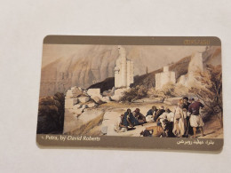 JORDAN-(JO-JPP-0008A)-Petra (Schlumberger)-(8)-(JD2)-(00957650)-(chip Open Silver)-used Card - Jordanie