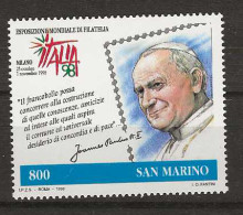 1998 MNH San Marino Mi 1802 Postfris** - Nuevos