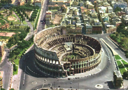 ROME, COLOSSEUM, ARCHITECTURE, PARK, CARS, ITALY, POSTCARD - Colosseum