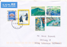 Japan Cover Sent Air Mail To Germany 13-11-2005 Topic Stamps - Covers & Documents