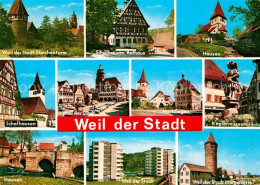 72848161 Weil Der Stadt Storchenturm Turm An Der Wuerm Keplermuseum Merklingen S - Weil Der Stadt