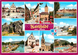 72846531 Karlstadt Main Rathaus Schwimmbad Marktplatz Maintor Campingplatz Karls - Karlstadt