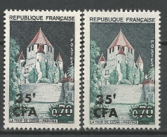 REUNION N° 361 X 2 Nuances NEUF** LUXE SANS CHARNIERE NI TRACE / Hingeless  / MNH - Nuevos